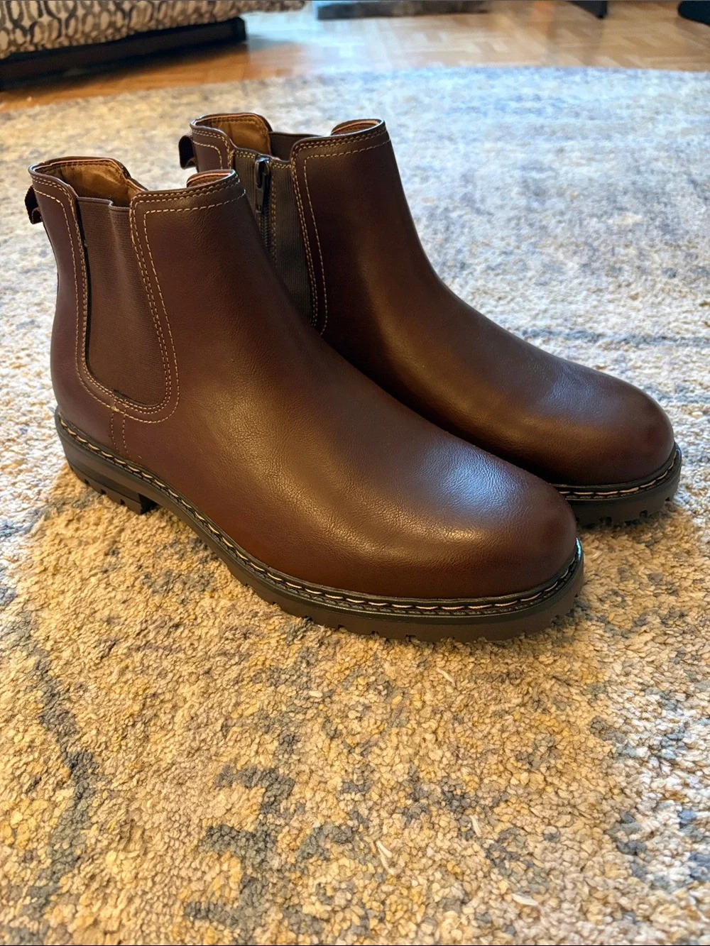 Men's Brown Leather Boot